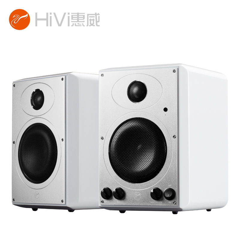 惠威(HIVI)H5MKII多媒体有源音箱 电脑音箱 白色