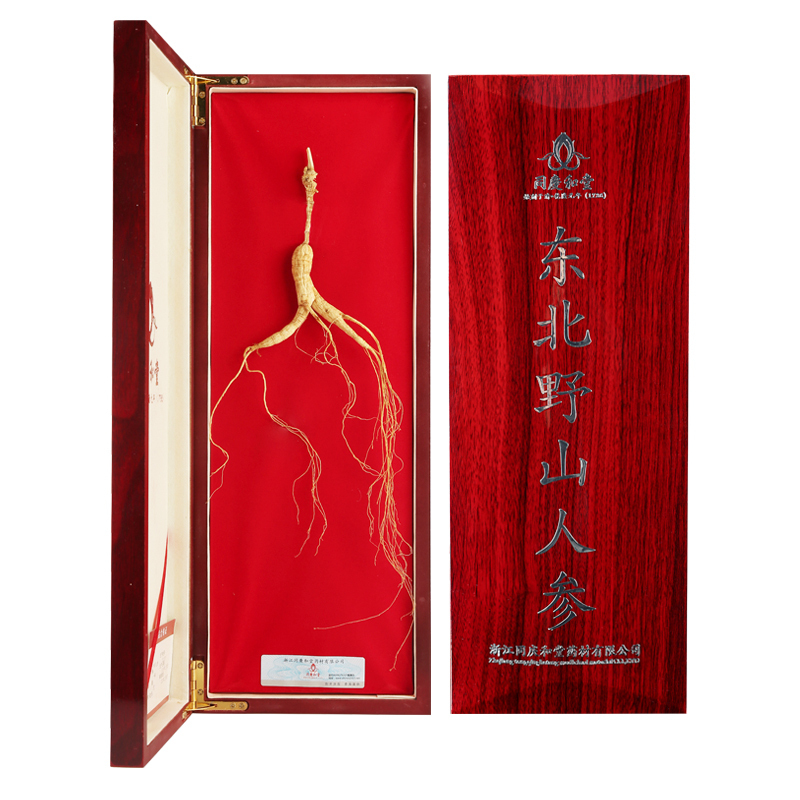 [买就送礼袋]同庆和堂 东北长白山人参林下山参3-5g 礼盒装