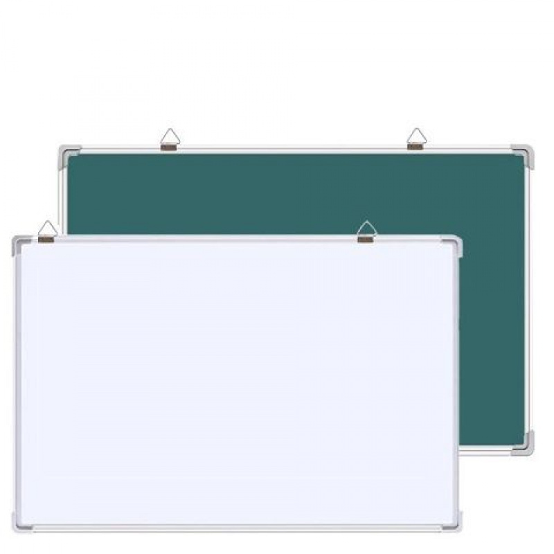 磁性小白板教学办公家用支架挂式小黑绿板儿童写字板涂鸦画板看板