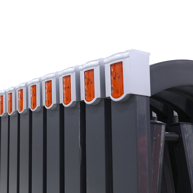 启功铝合金伸缩门电动大门铝合金遥控自动电动门学校工厂庭院推拉大门