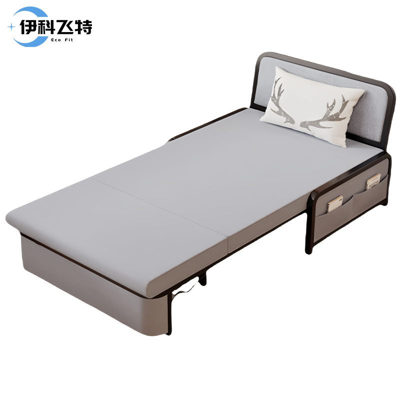 伊科飞特折叠沙发床 灰色 单人沙发床1920*1240*850mm张