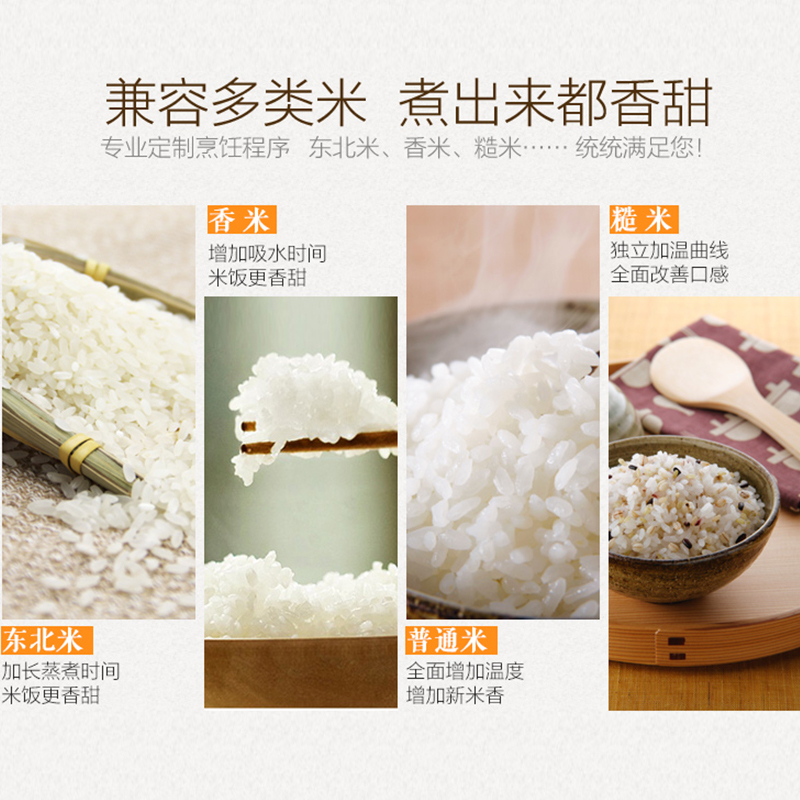 Supor/苏泊尔 CFXB40FC835-75球釜电饭煲4L 智能电饭锅