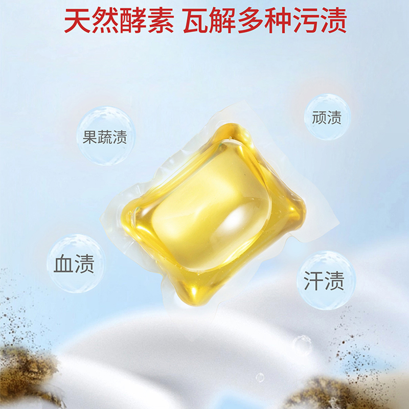 舒蕾波卡莉香精油香氛除菌浓缩洗衣凝珠72颗(576g)高清大图