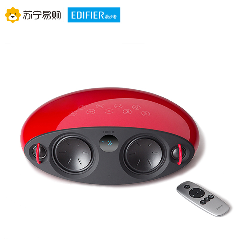 Edifier/漫步者 MA5 便携式一体机声控其他声道智能WIFI网络音响光纤无线蓝牙桌面音箱 红色