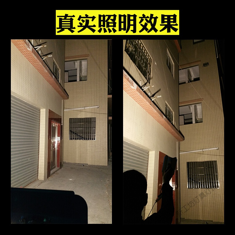 苏宁放心购 LED碘钨灯暖光100W500W1000W小太阳灯架工地照明卤钨灯管防水灯 100
