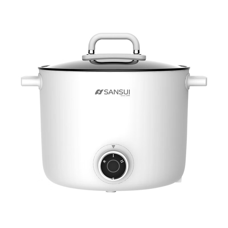 山水(SANSUI) 电煮锅 两档功率一机多能 SD-66D 白色