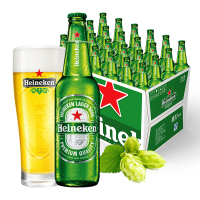 喜力(Heineken)啤酒 330ml*24瓶 整箱装 新老包装提交发货中