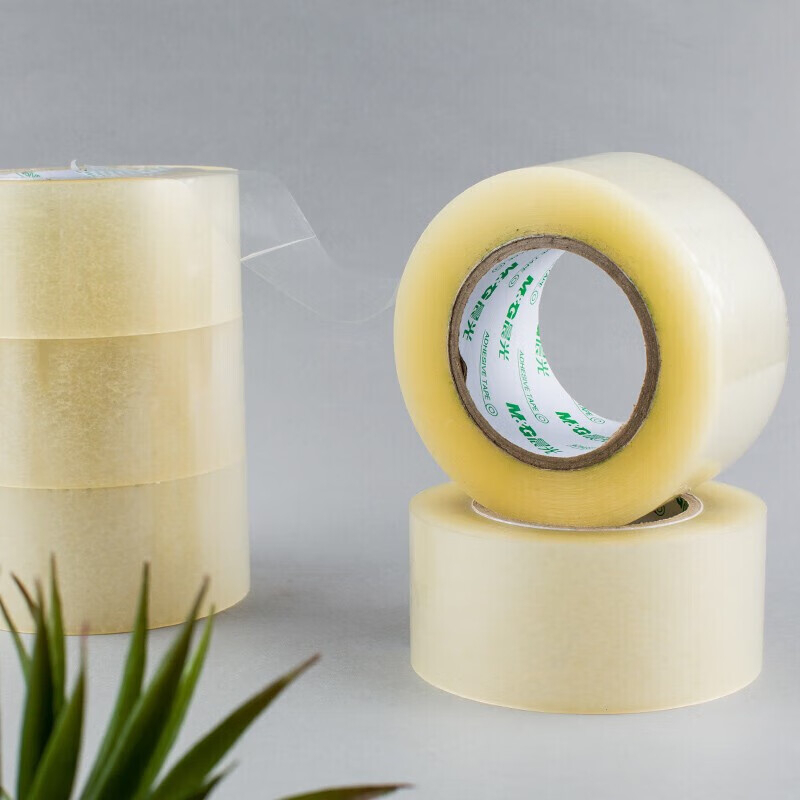 晨光封箱胶带48mm*150y6卷粘力强普惠普透款哑光AJD95785高清大图