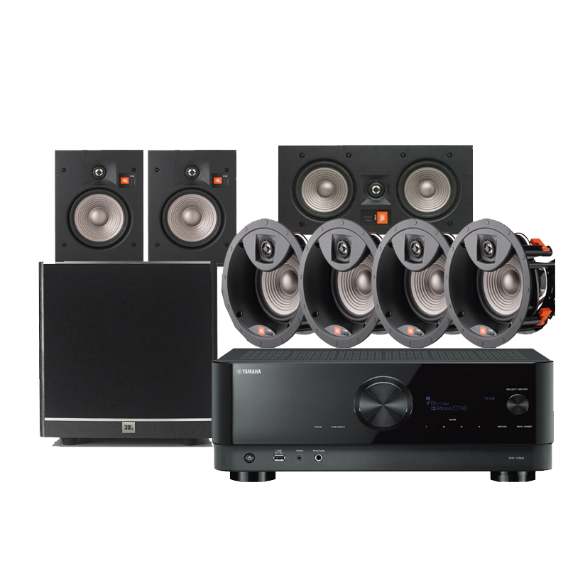 JBL STUDIO 2 6IC/8IC/6IW/8IW/55IW嵌入吸顶式环绕7.1全景声音箱响影院