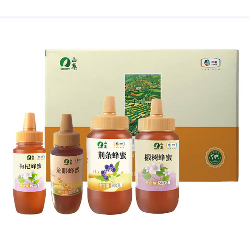 中粮山萃中华蜜园蜂蜜礼盒1500g高清大图