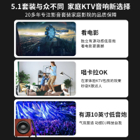 奔腾(BNTN)套装家庭影院KTV音响卡拉OK音箱组合点歌机电视客厅会议音响5.1声道功放低音炮无线话筒效果器全套