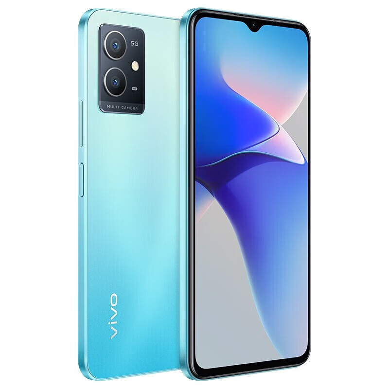 [原封]vivo Y33S 6+128GB 碧海青 5000mAh大电池 18W快充 天玑700 5G芯八核处理器后置 1300万清晰影像新品手机 Y33