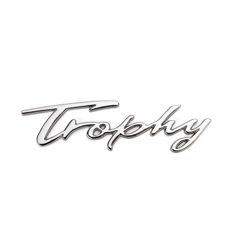 18款全新名爵mg6车标trophy英文标纪念车贴高配金属侧标改装装