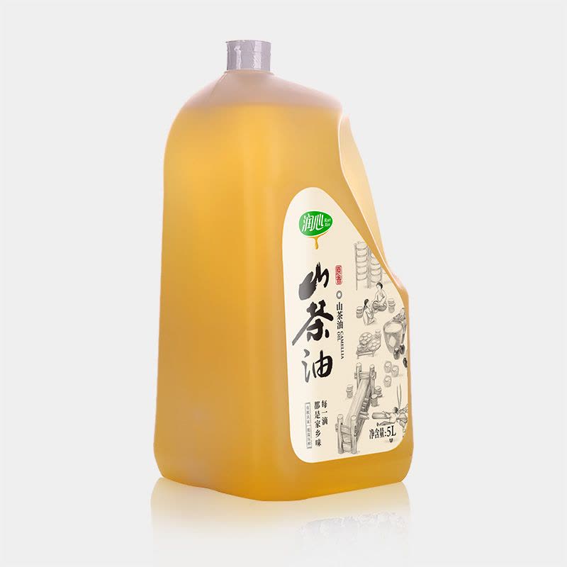 润心(RunXin)有机原香茶油5L装山茶油茶籽油有机食用油粮油低温压榨图片