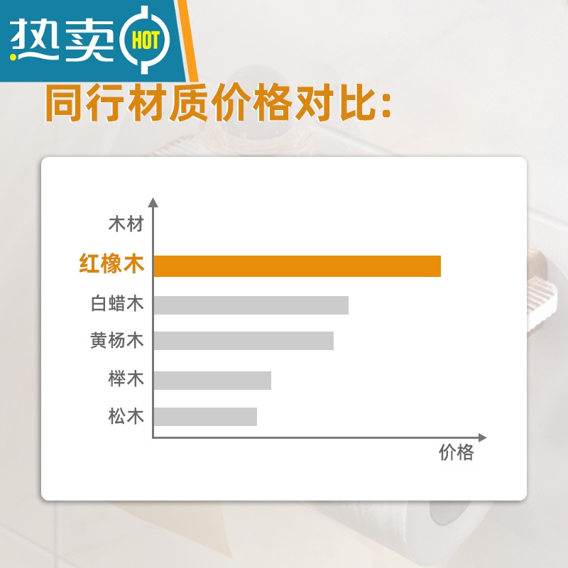 敬平卫生间厕所卷纸架壁挂式免打孔厕纸盒手机卫生纸架亚克力木 黑胡桃木单卷(可免钉可打孔)纸巾盒