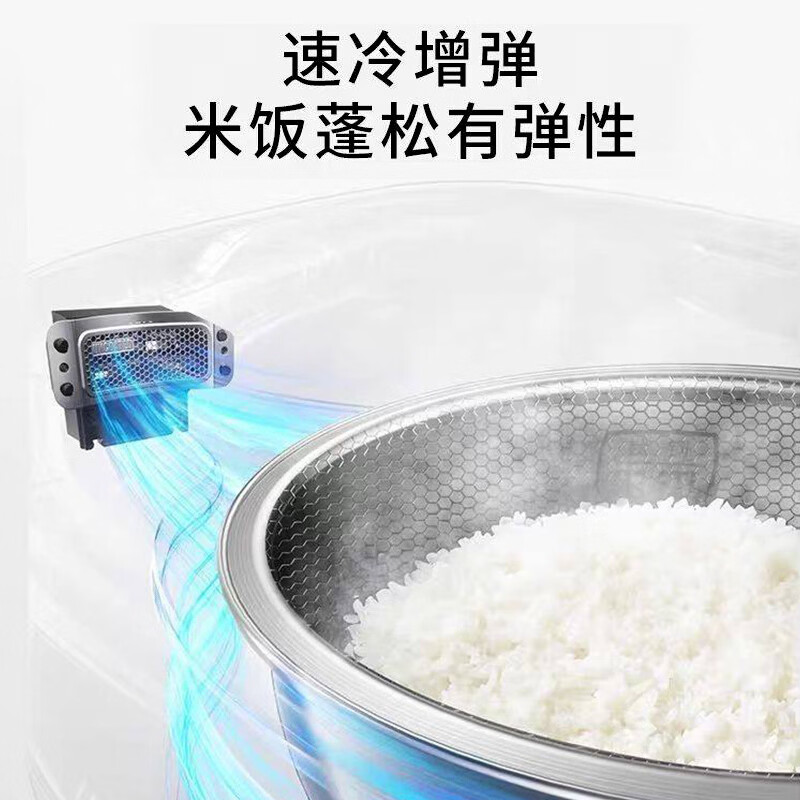 九阳(Joyoung)ZMD安心系列 有钛0涂层 全域蜂窝316Ti内胆 IH加热 2L升家用电饭煲8A级米饭 20N6高清大图