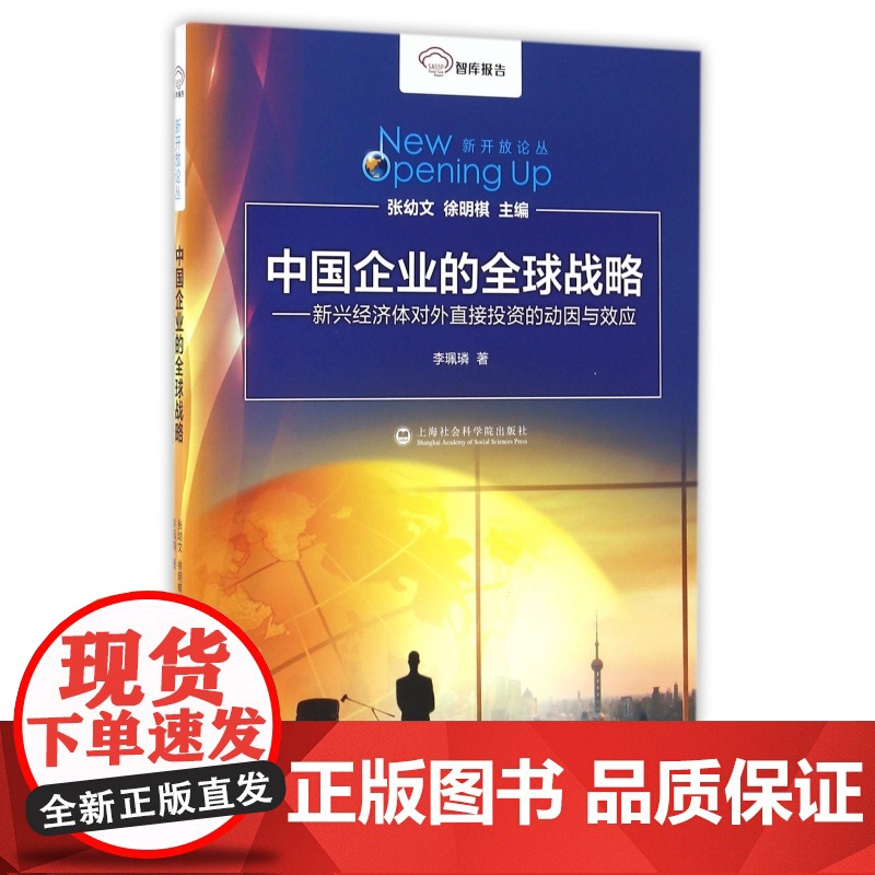 中国企业的全球战略--新兴经济体对外直接投资的动因与效应高清大图