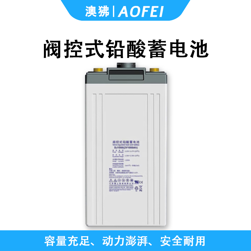 澳狒/AOFEI 蓄电池 阀控式铅酸免维护 适用于机房UPS电源 EPS电源 直流屏 通信电源 2V1000AH