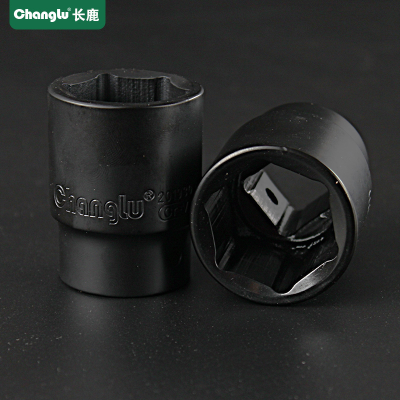 Changlu/长鹿3/4寸方手动电泳六角重型套筒19mm系列3/4寸21mm