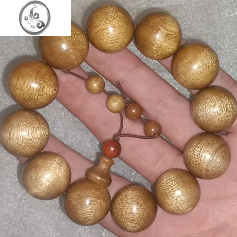jimi四川金丝楠木手串阴沉金丝楠佛珠手链手串男老料金丝楠108颗