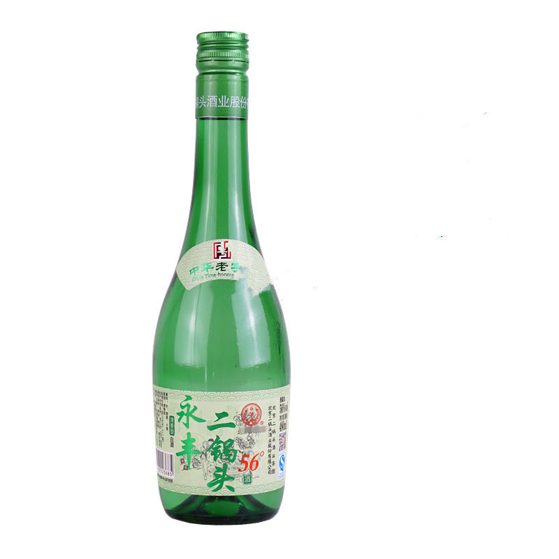 永丰牌北京二锅头56度清香型绿瓶480ml12瓶整箱装