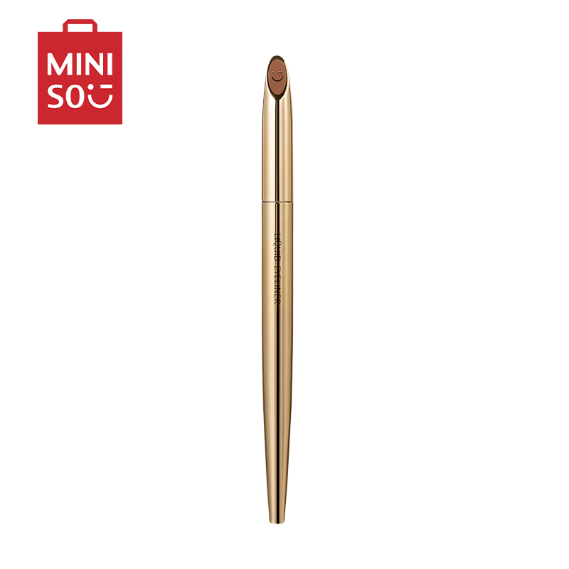 名创优品(miniso) 小金管防水持妆眼线液笔持久不易晕染自然顺滑[棕色]