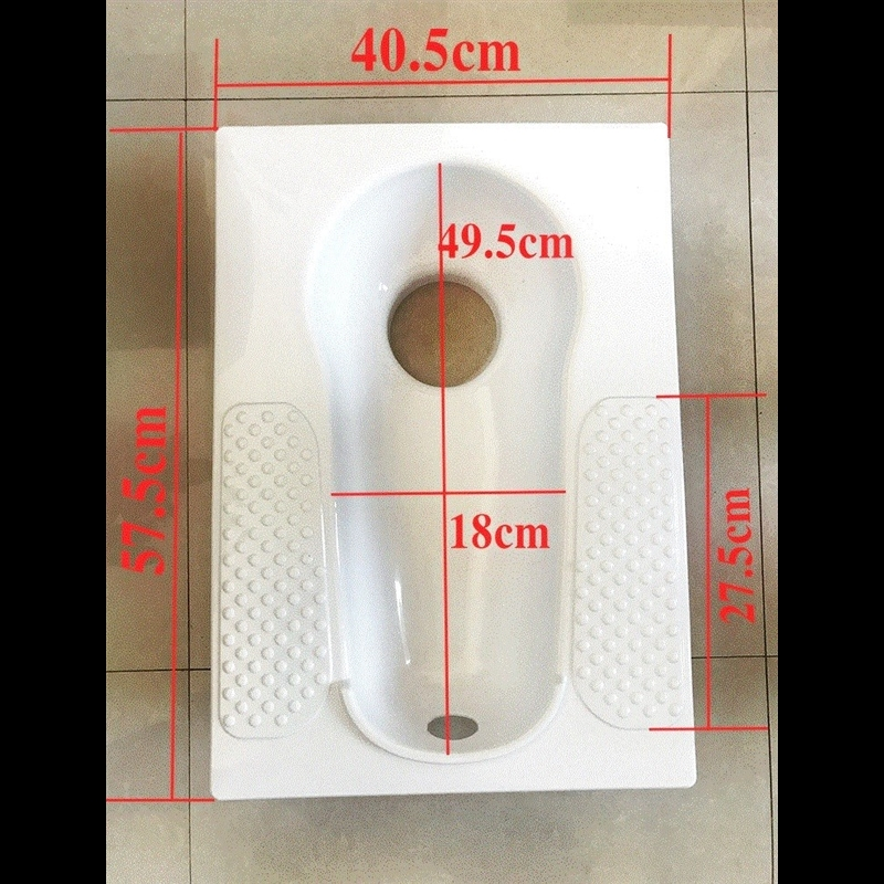 定制装修施工临时用简易一次性马桶古达塑料蹲坑大小便斗蹲便器可印字