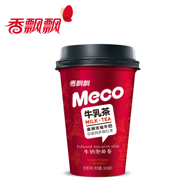 香飘飘奶茶 Meco牛乳茶6杯装液体即饮奶茶 下午茶早餐饮品饮料