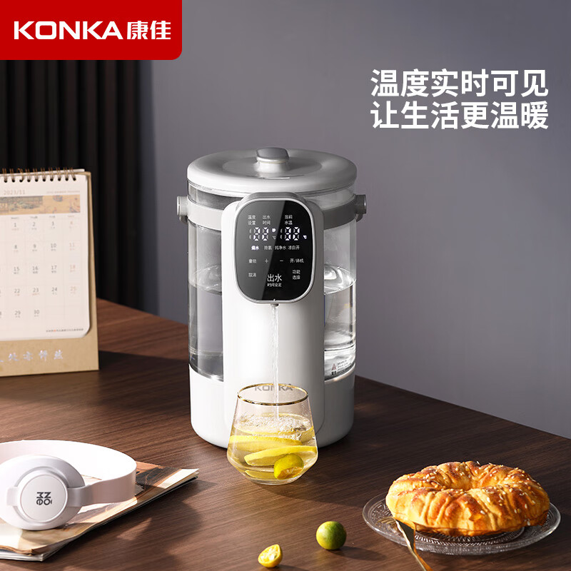 康佳(KONKA) 电热开水瓶3.5L(白色) KDSP-3523-M高清大图