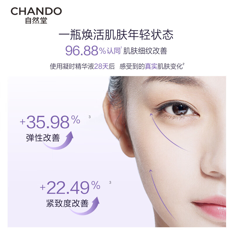 自然堂 凝时鲜颜肌活精华抗皱三件套(冰肌水+乳液+精华)(单位:套)高清大图
