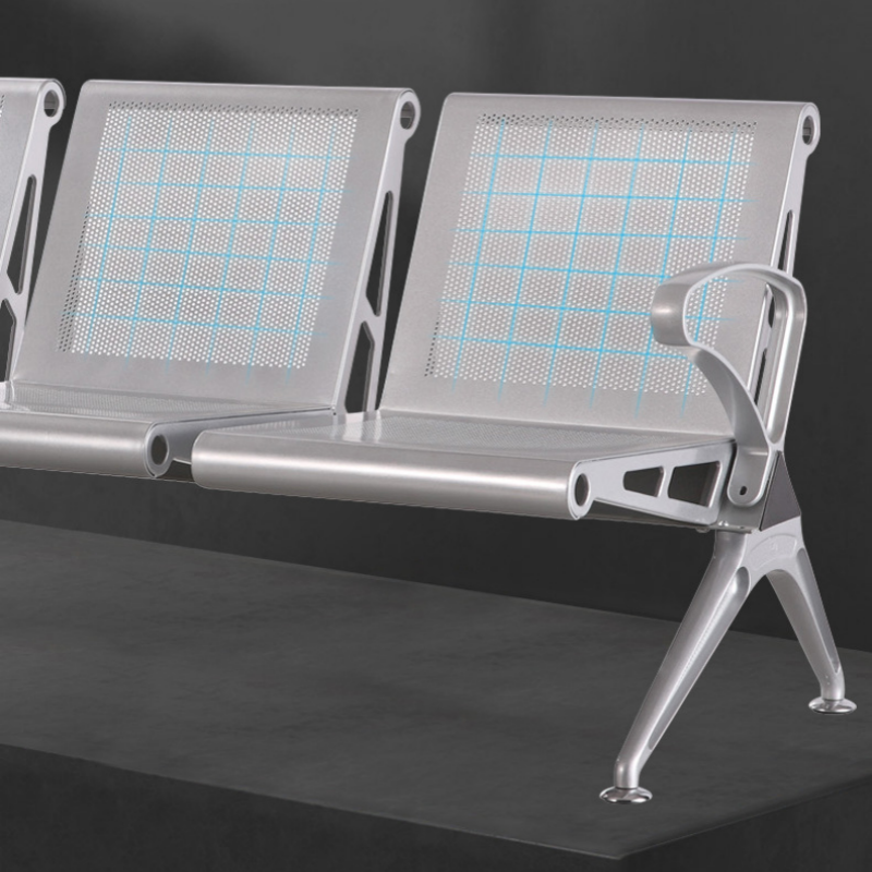 金佑莱排椅(无坐垫)三人位 JYL-PY-25041202 组高清大图