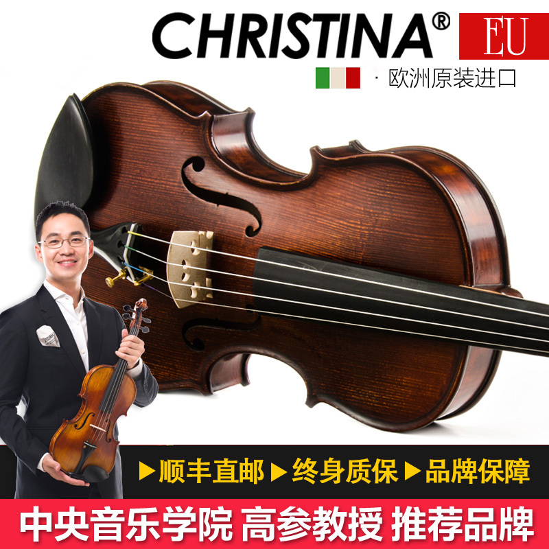 Christina克莉丝蒂娜EU3000B整琴欧洲制作原装进口小提琴手工专业演奏考级进阶成人学生初学乐器