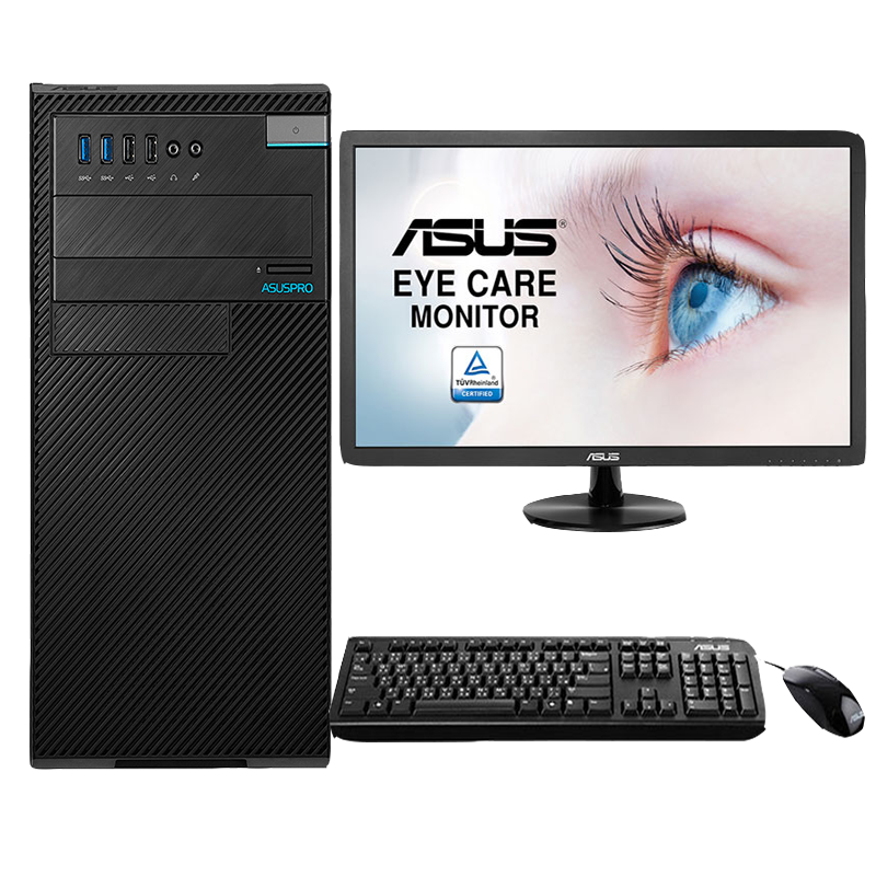 华硕(ASUS)商用台式电脑D540MA 21.5英寸(G5420 4G 1T DOS )