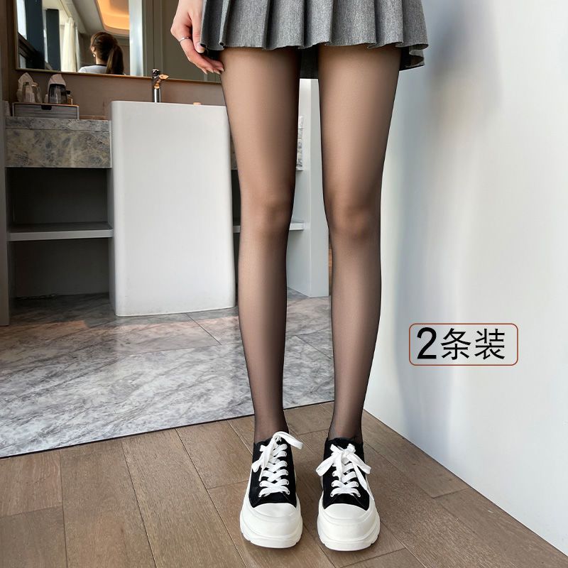 超薄菠萝丝袜女薄肉色夏天自然肤打底裤光腿连裤袜