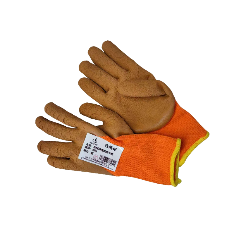 骏捷诺 加绒防滑涂胶手套 均码 / 副高清大图