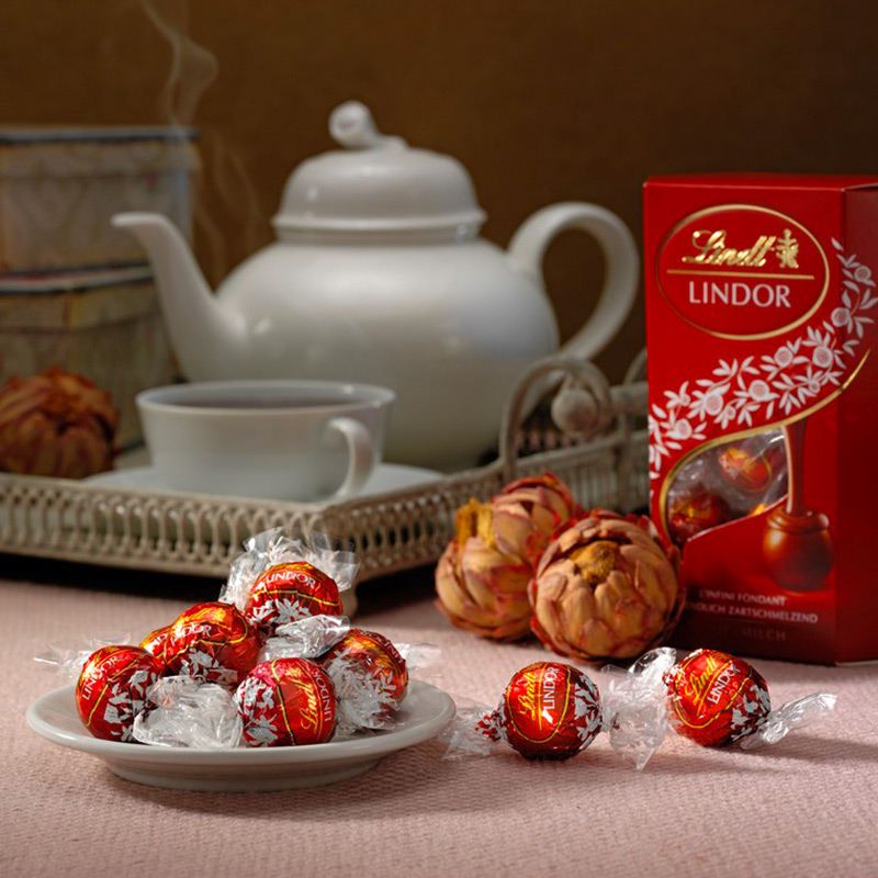 LINDT瑞士莲软心巧克力600G牛奶巧克力口味