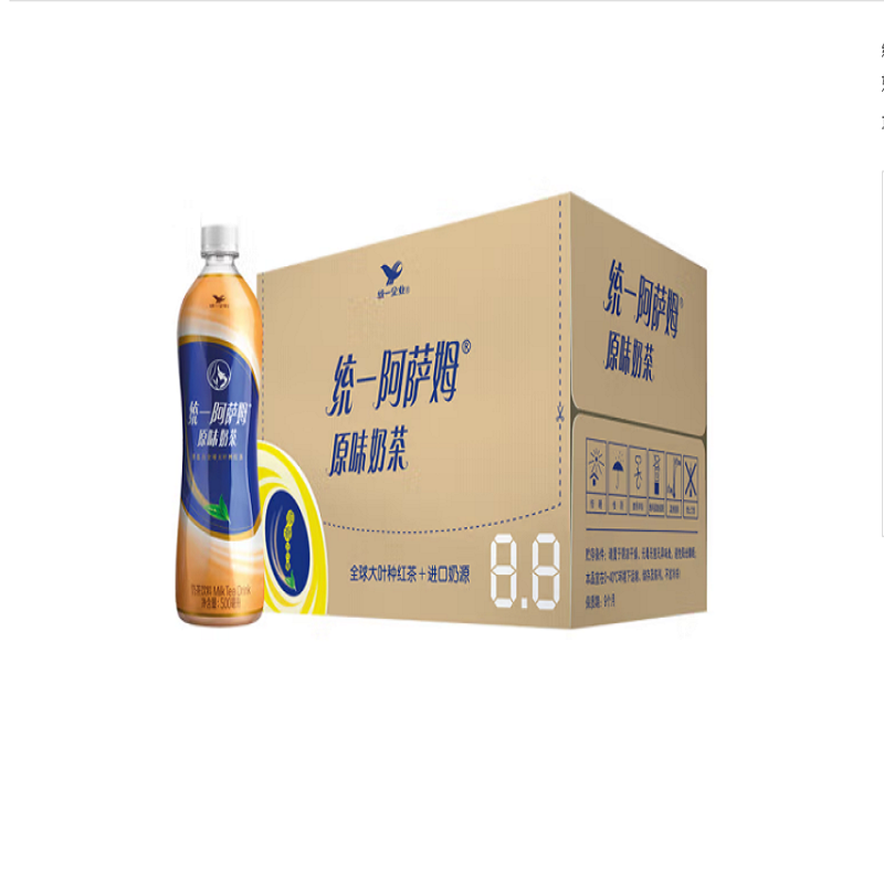 统一tongyi阿萨姆奶茶500ml15瓶视频