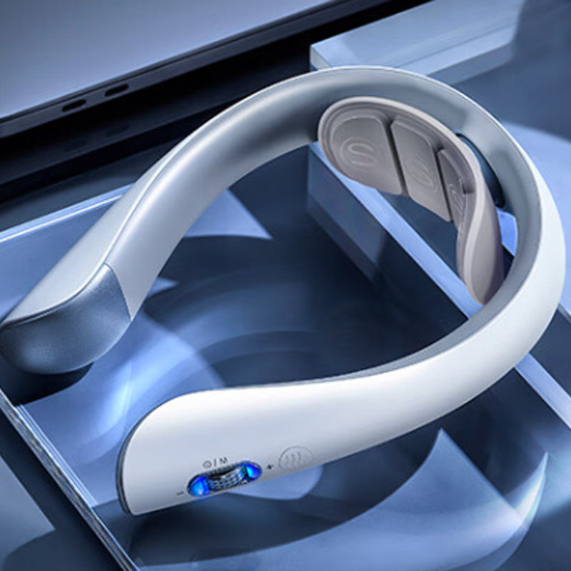 艾诗凯奇(SKG)颈椎按摩器 全新颈部肩颈 脖子分区热敷电脉冲按摩仪 K5-2 白色 / 台