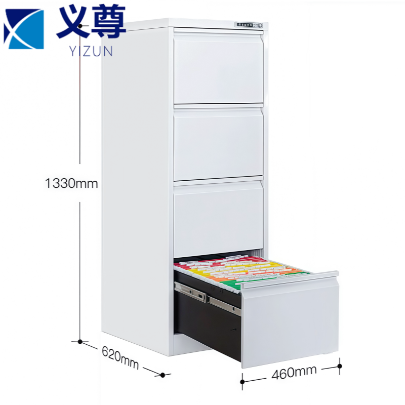 义尊 抽屉柜 密码锁4斗 台高清大图