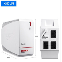 山特 UPS 不间断电源 K500 500VA/300W应急后备式 办公断电保护停电智能续航 智能稳压续航