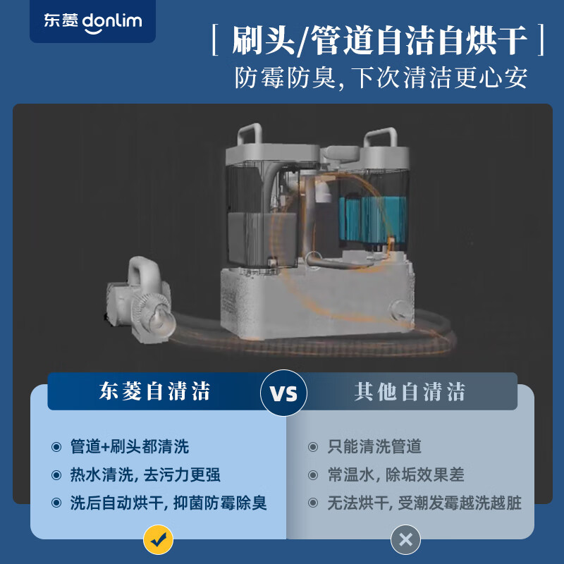 东菱(Donlim)DL-6930 布艺沙发清洗机高温蒸洗喷抽吸烘干一体蒸汽除螨除菌沙发地毯窗帘 速干布艺清洗机高清大图