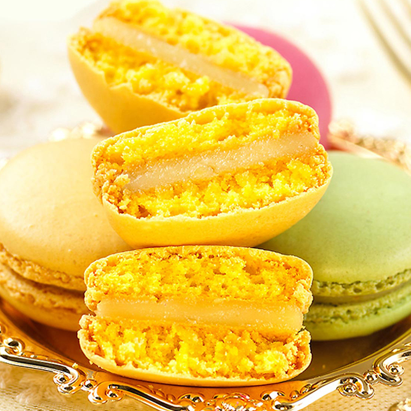 micmak法式马卡龙甜点西式糕点点心甜品休闲零食食品6枚礼盒装