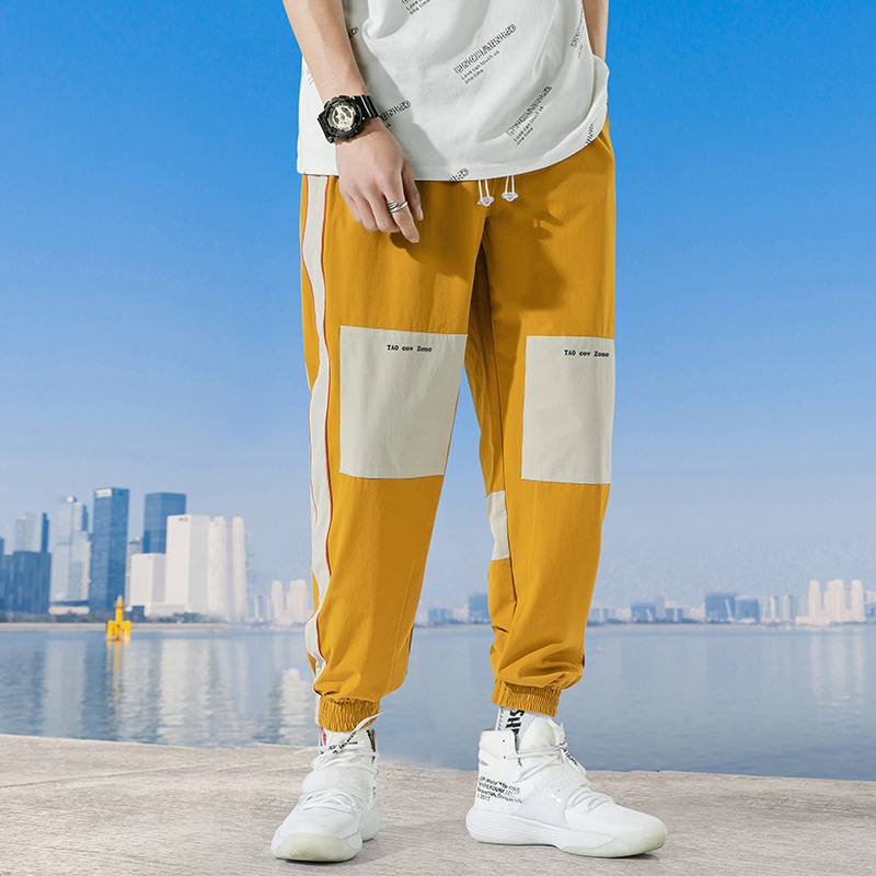 稻草人运动裤男2020夏季弹力耐磨宽松轻盈长裤男士弹力休闲裤男