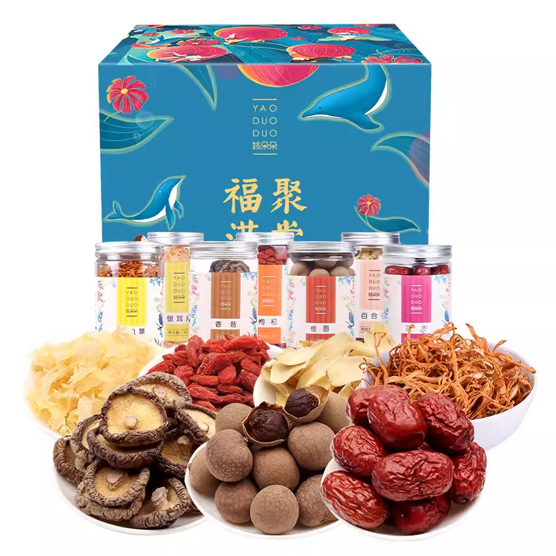 姚朵朵-福聚满堂干货礼盒858克高清大图