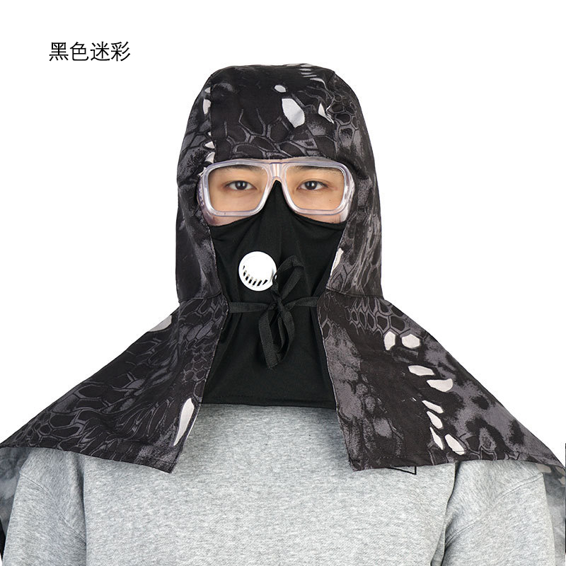 铁迅面罩防尘帽X66 个 黑色迷彩