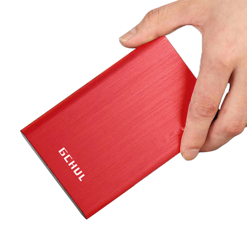 杰储(GCHUL) T1000 1T USB3.0 2.5英寸磨砂红色 移动硬盘 (计价单位:个) 磨砂红色高清大图