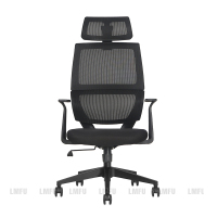 LMFU 网布椅 CTEM01B黑色网布 高背 LZM
