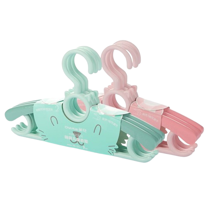 茶花衣架可伸缩肩宽耐高温承重力强356001(颜色随机)