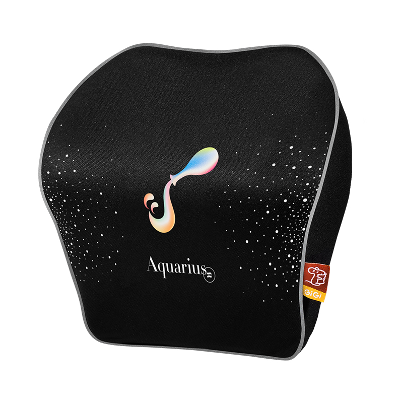 GiGi汽车头枕护颈枕 竹炭记忆棉车用靠枕 高低可调节升级版GC-61水瓶座高清大图