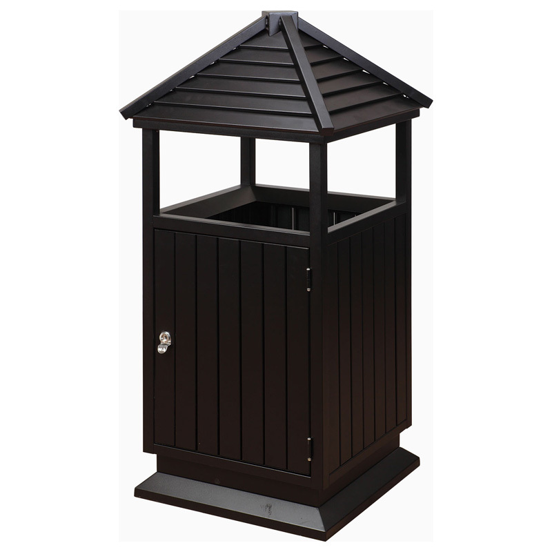 室外垃圾桶别墅庭院大号金铂喜家用花园院子中式古典户外小区果皮箱